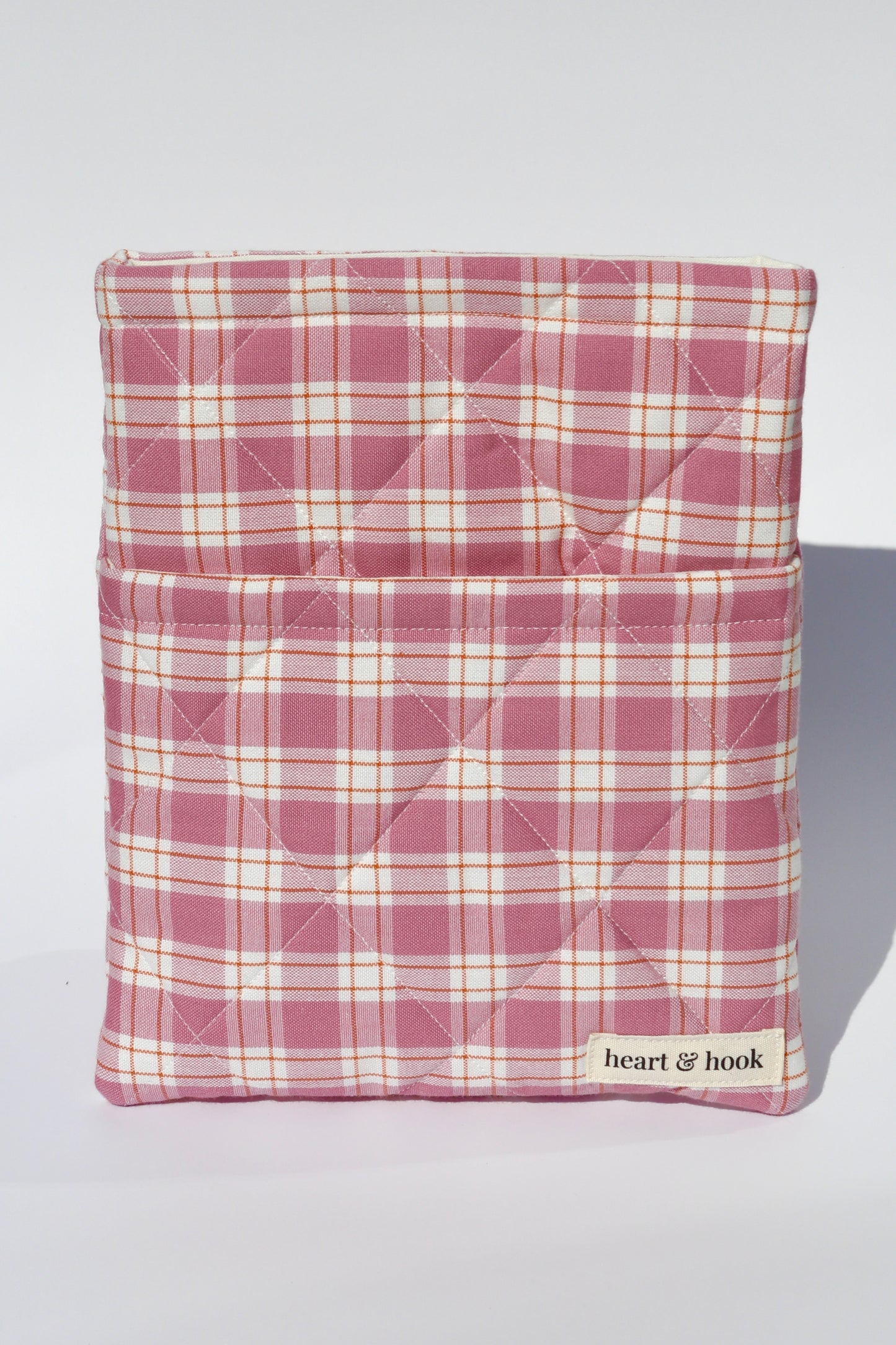 Plum Plaid E-Reader / Book Sleeve