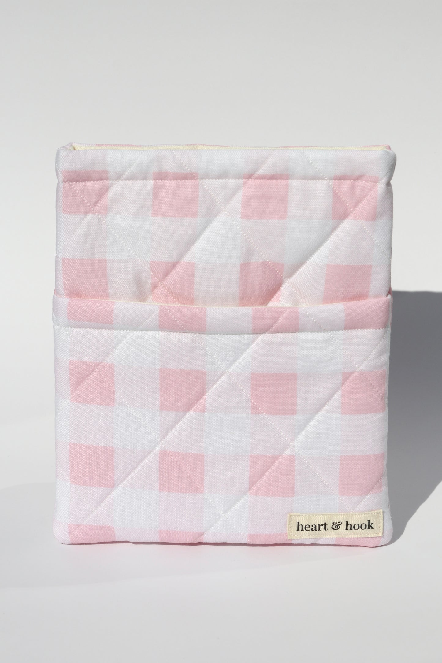 Pink Gingham E-Reader / Book Sleeve