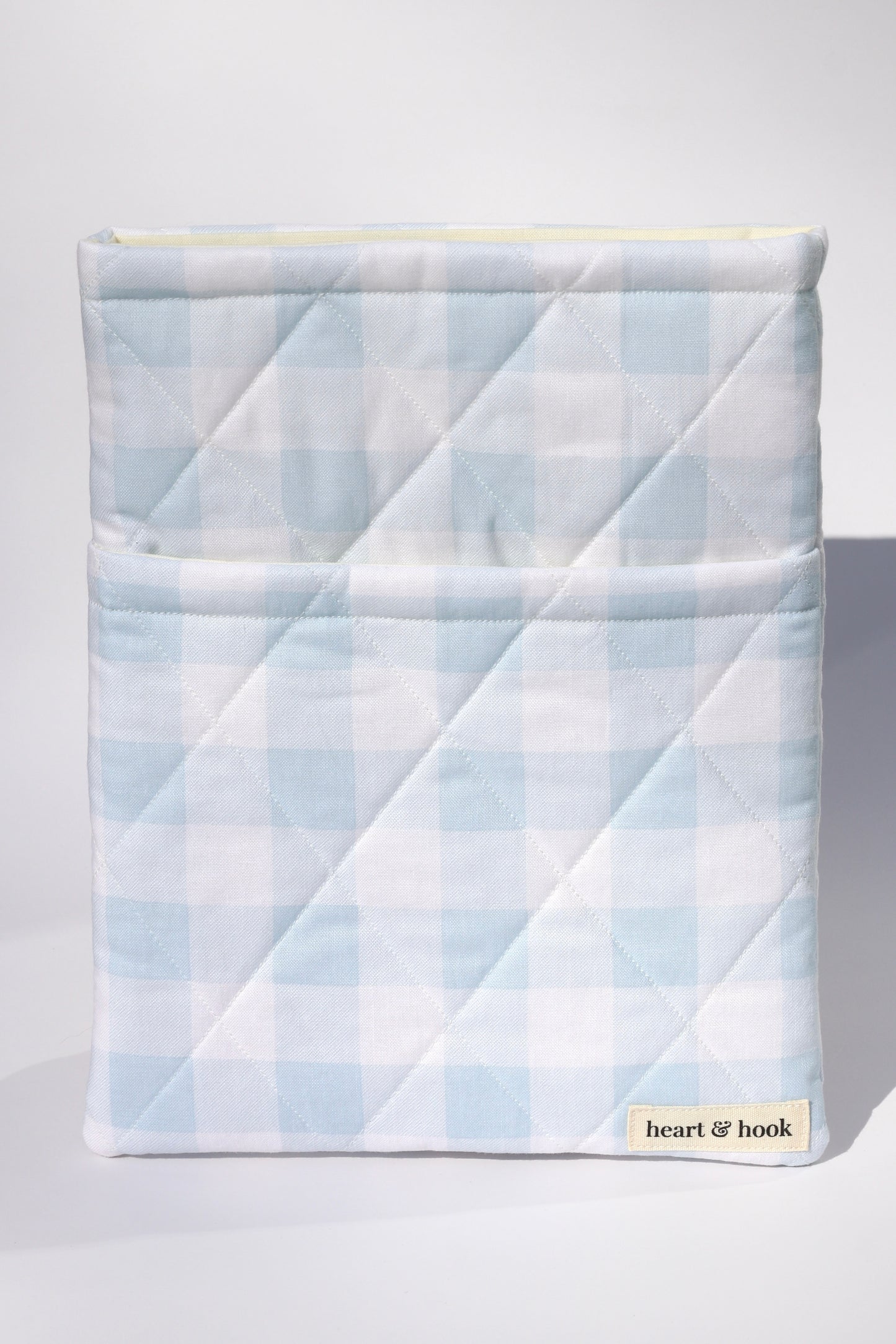 Blue Gingham E-Reader / Book Sleeve