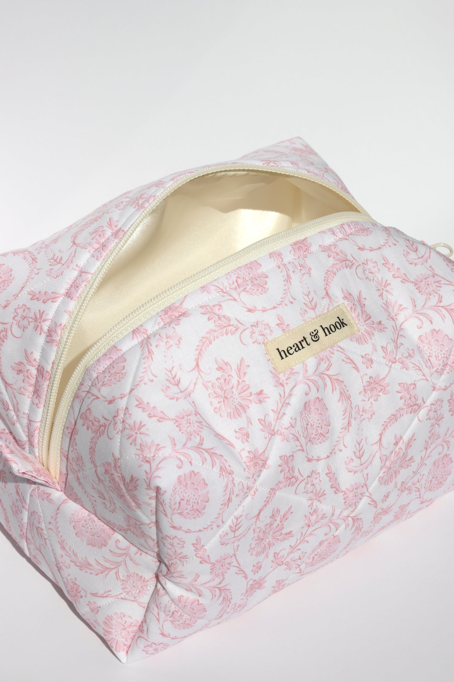 Vintage Pink Makeup Bag