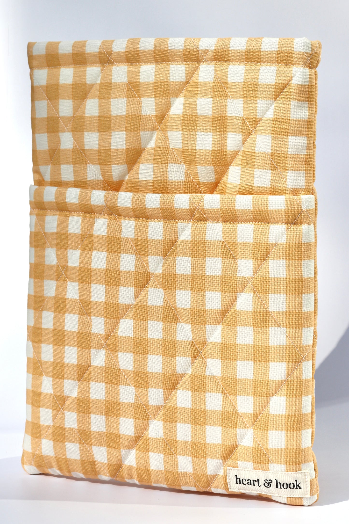 Honey Gingham E-Reader / Book Sleeve