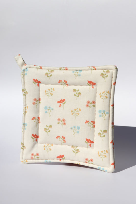 Pressed Petals Potholder