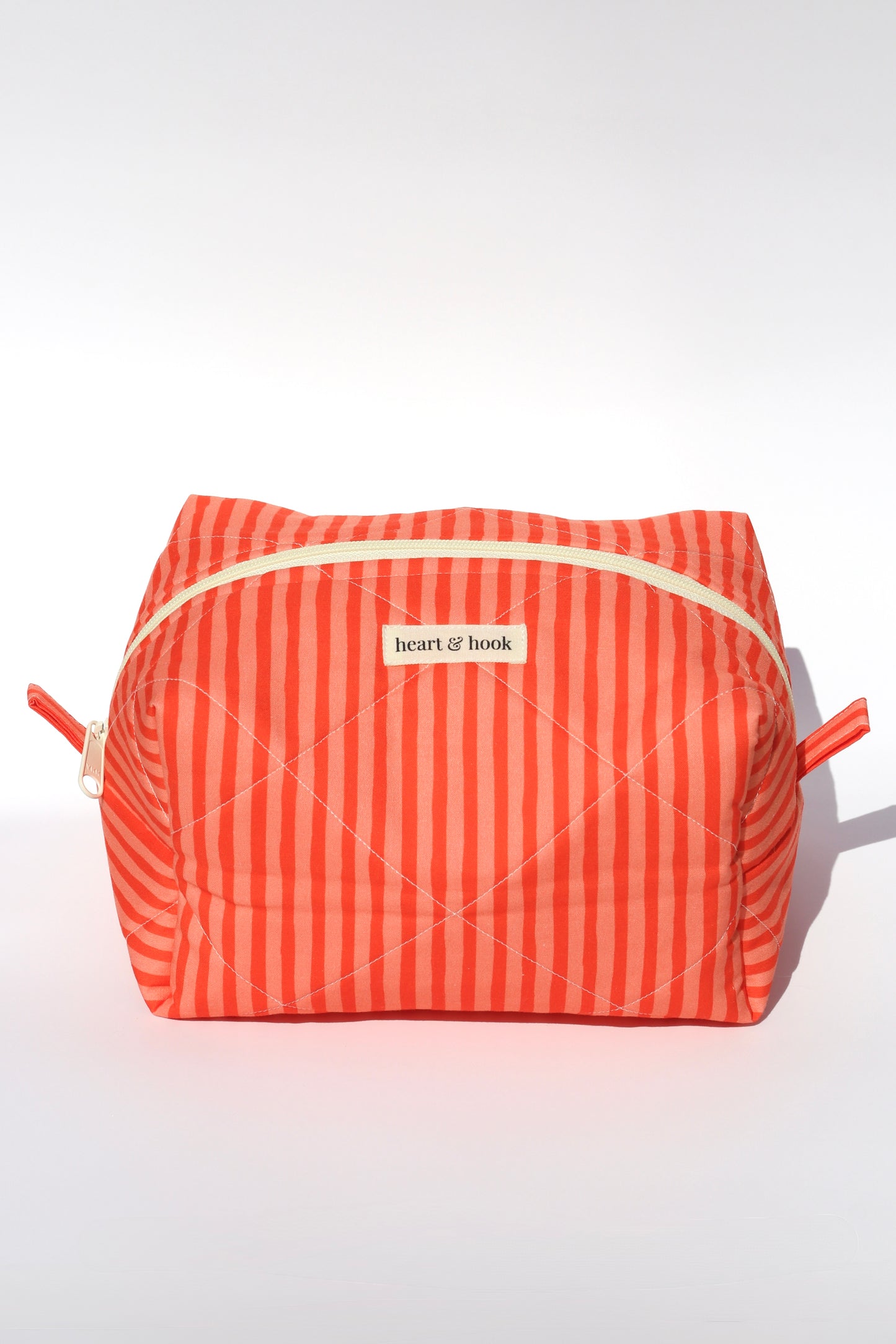 Sunset Stripe Makeup Bag