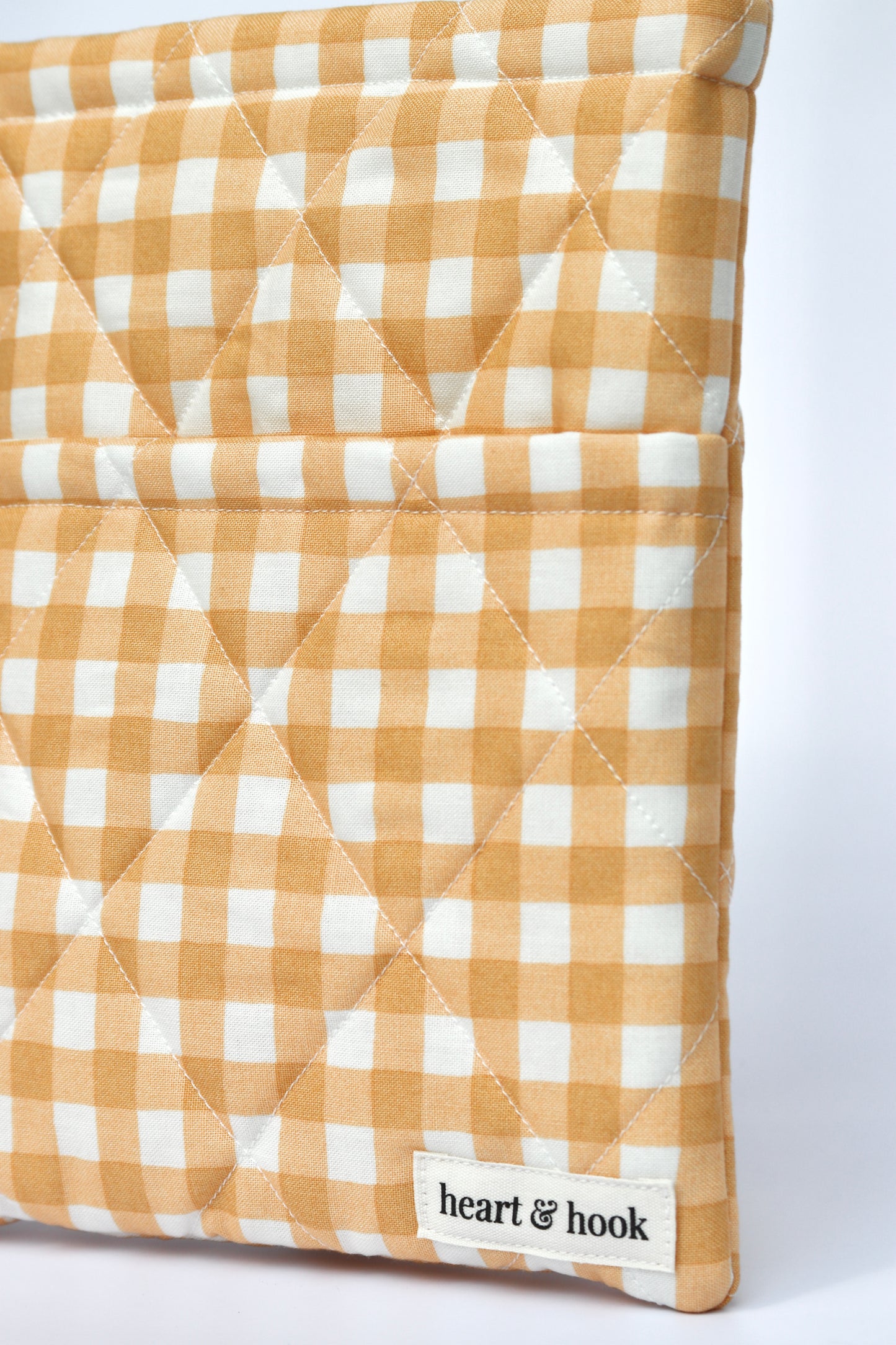 Honey Gingham E-Reader / Book Sleeve