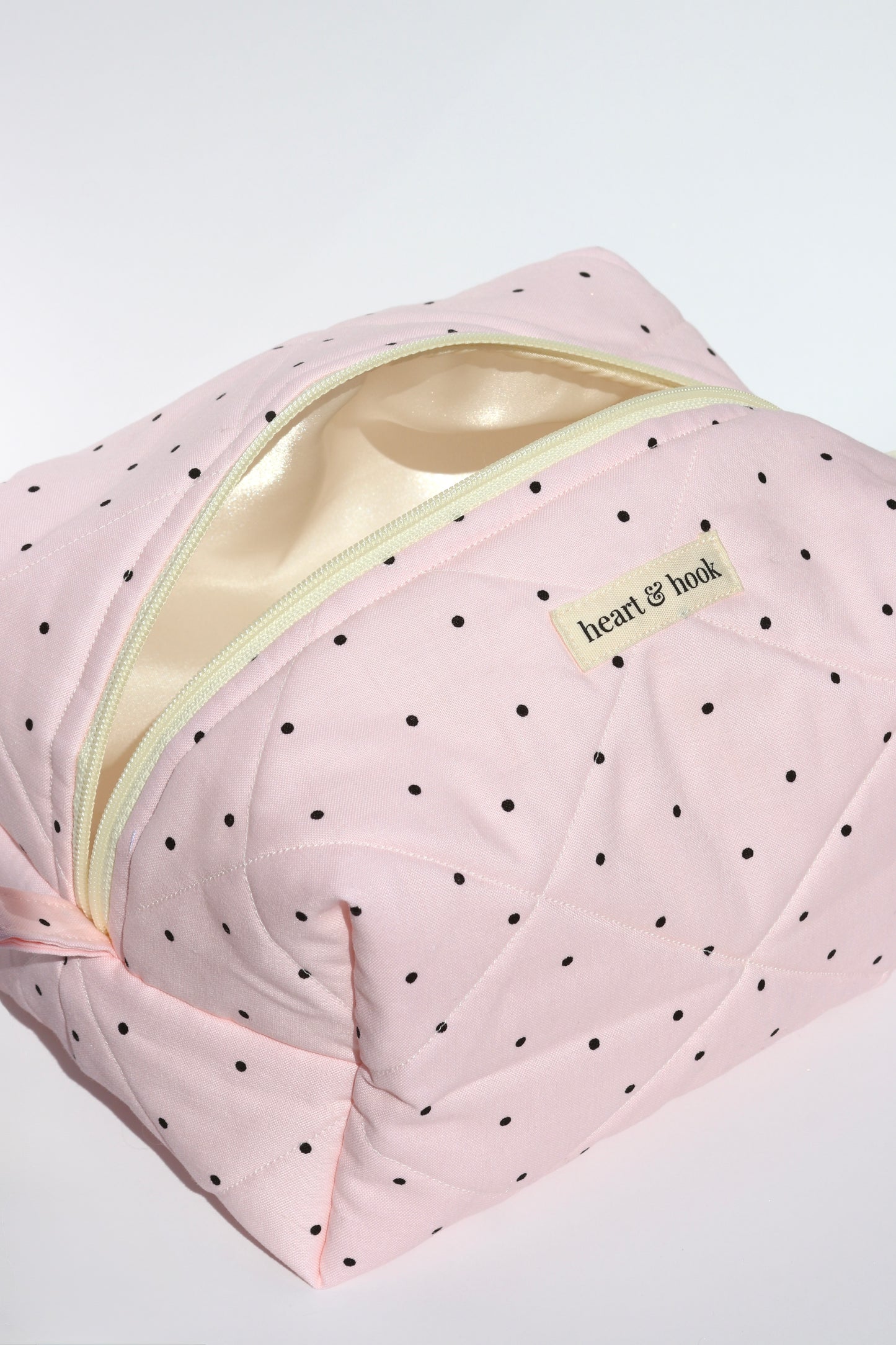 Polka Pink Makeup Bag