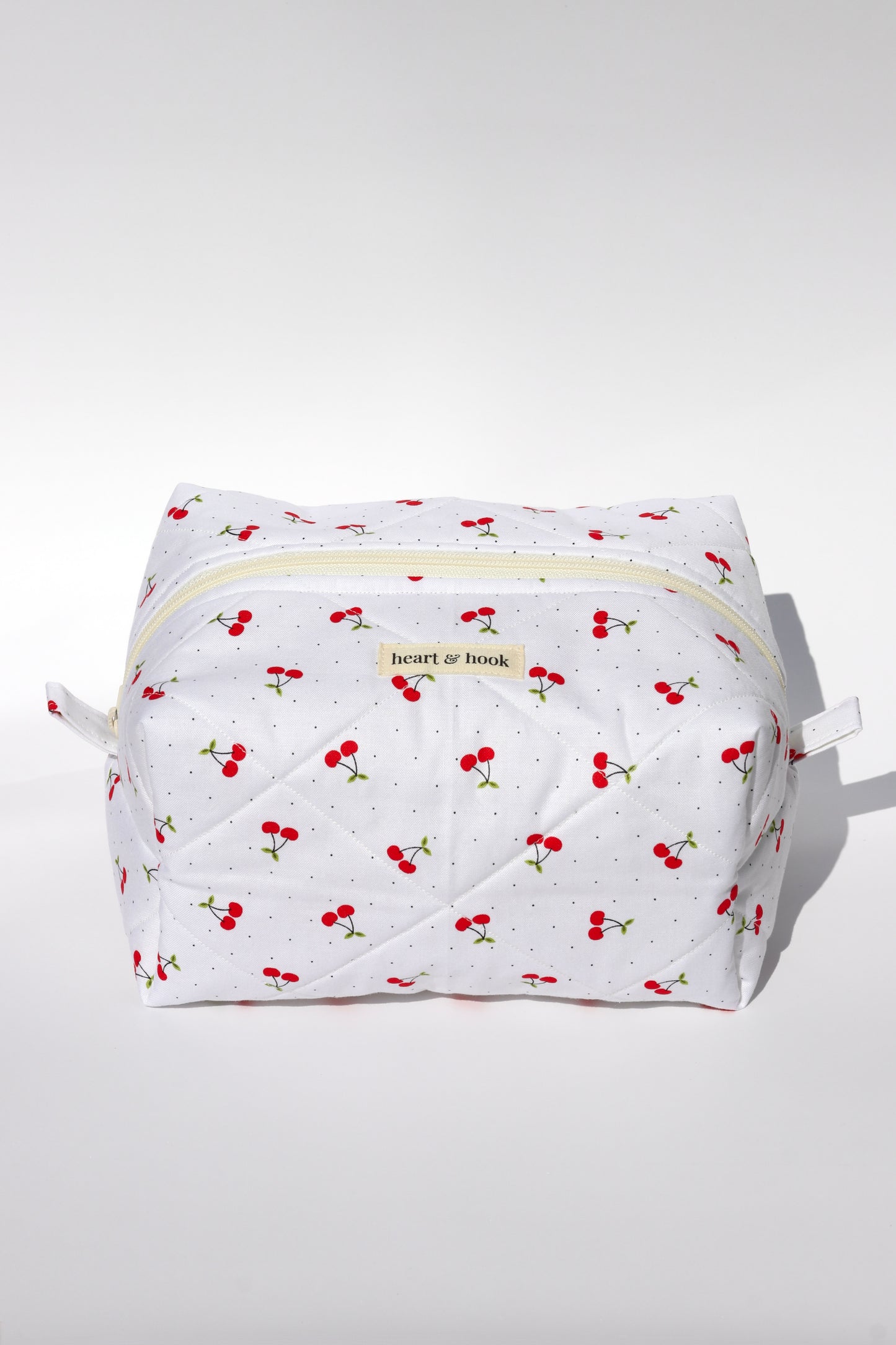 Cherry Dots Makeup Bag