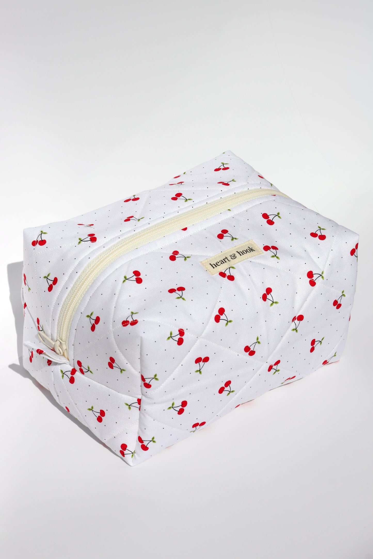 Cherry Dots Makeup Bag