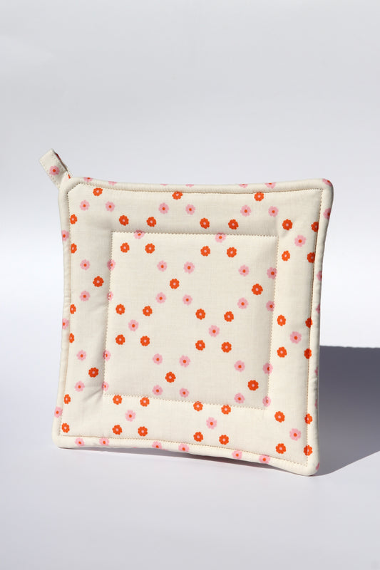 Retro Bloom Potholder