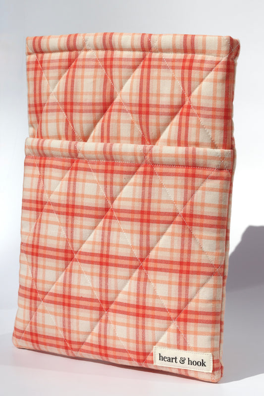 Marigold Plaid E-Reader / Book Sleeve