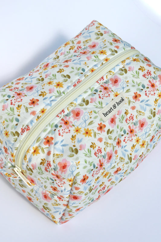 Wildflower Fields Makeup Bag