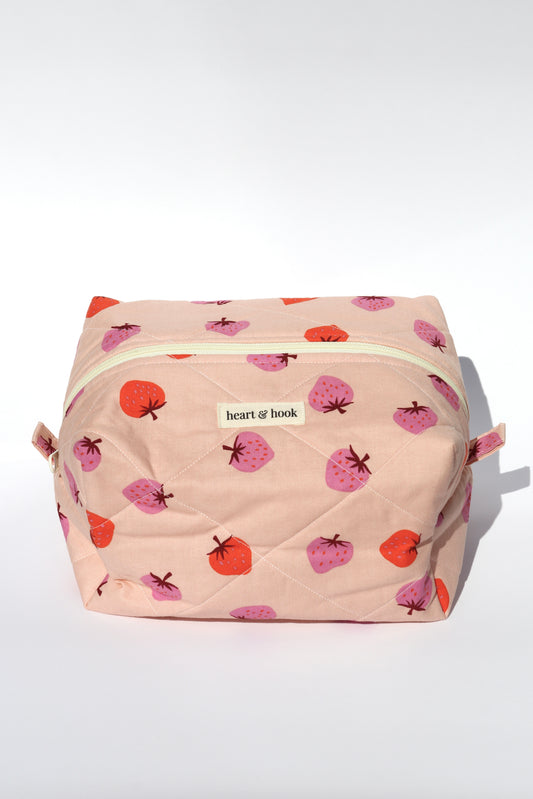 Berry Pink Makeup Bag