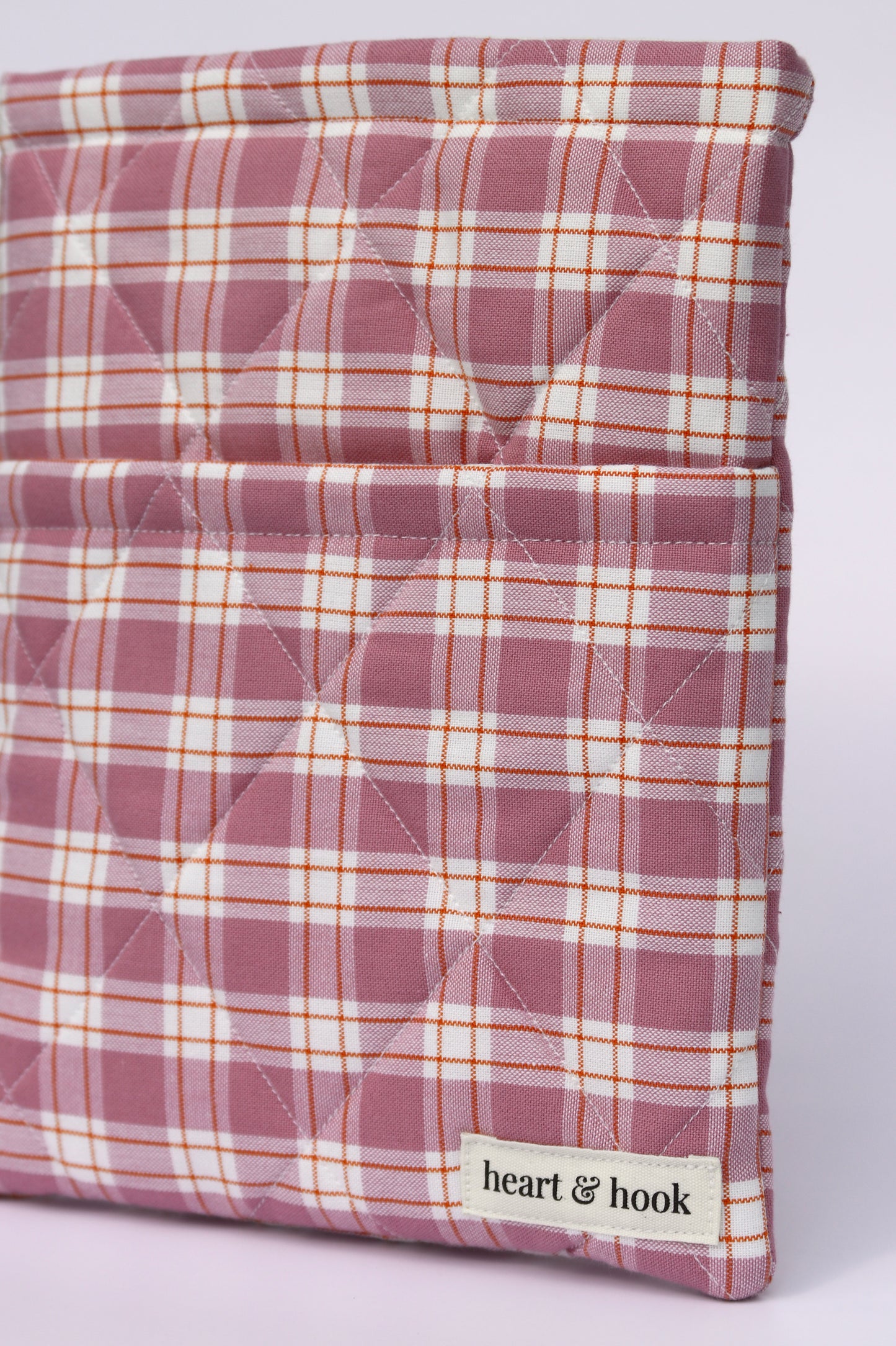 Plum Plaid E-Reader / Book Sleeve