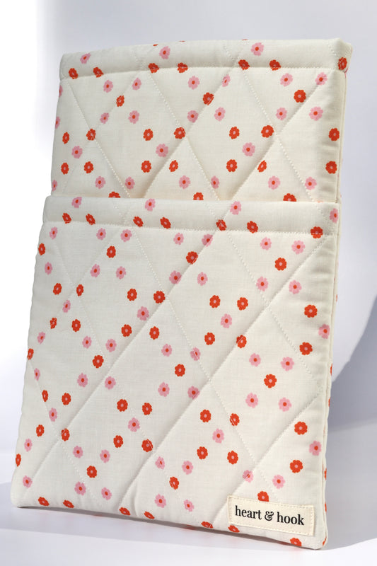 Retro Bloom E-Reader / Book Sleeve