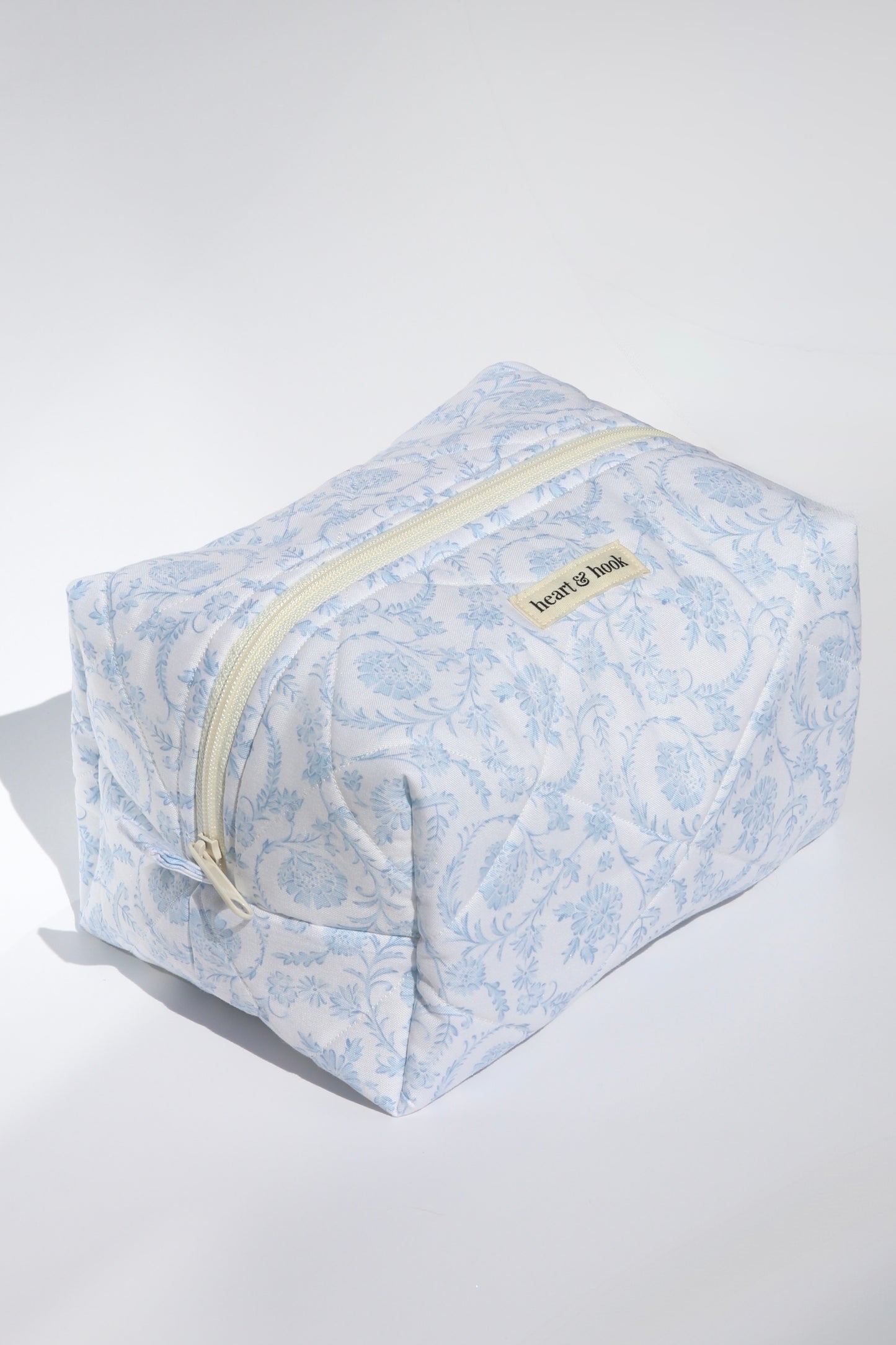 Vintage Blue Makeup Bag