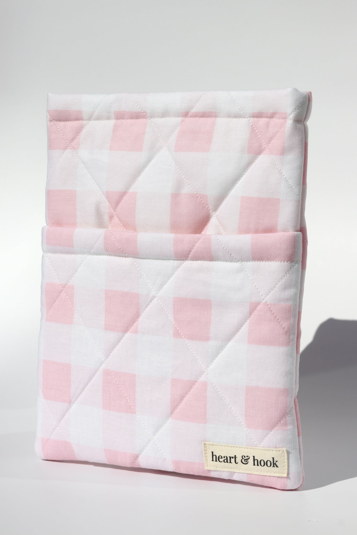 Pink Gingham E-Reader / Book Sleeve