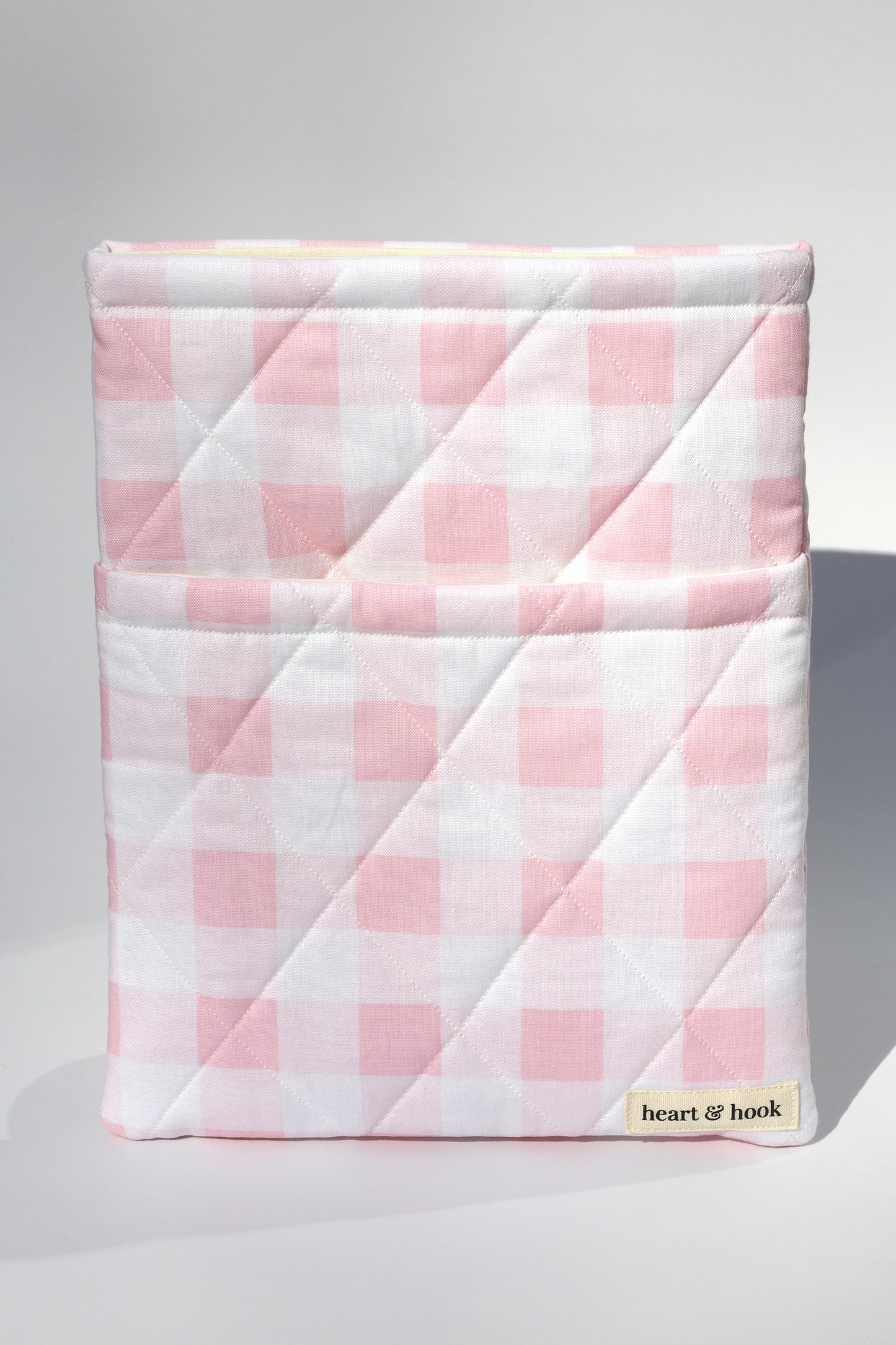 Pink Gingham E-Reader / Book Sleeve