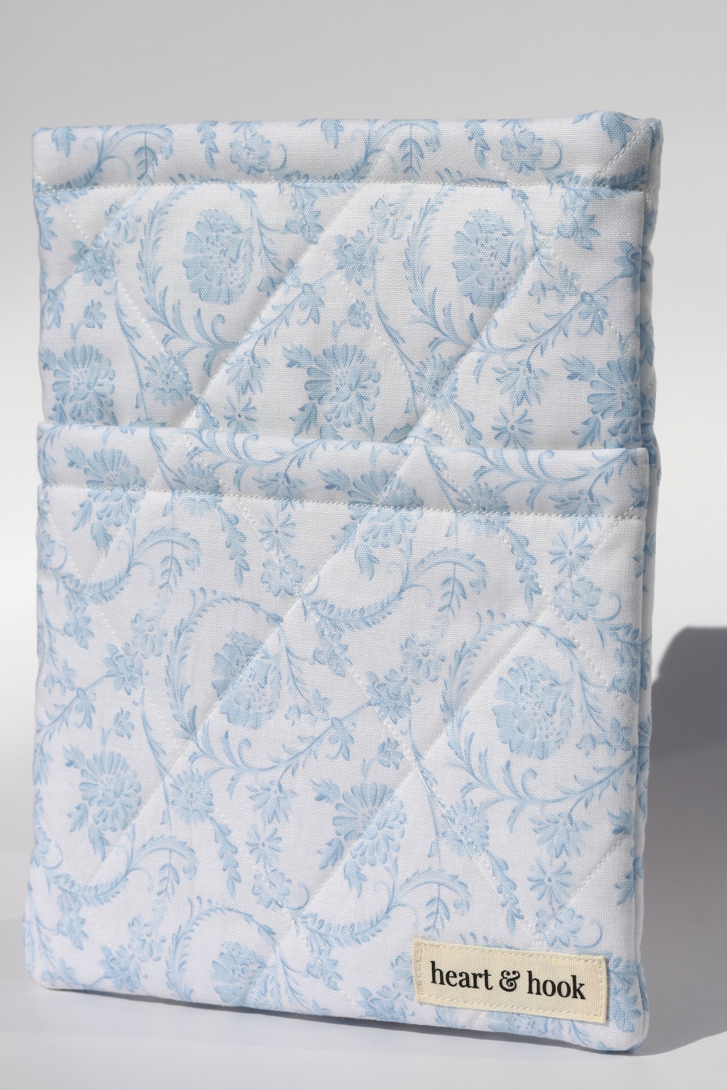 Vintage Blue E-Reader / Book Sleeve