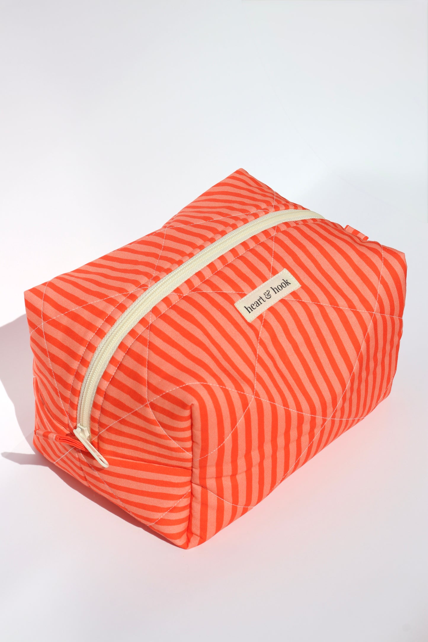 Sunset Stripe Makeup Bag