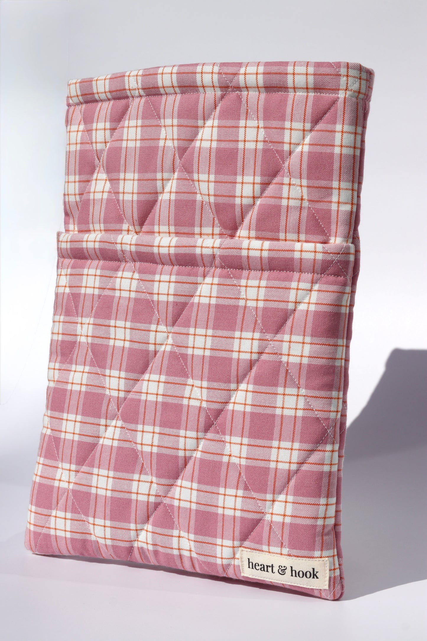 Plum Plaid E-Reader / Book Sleeve