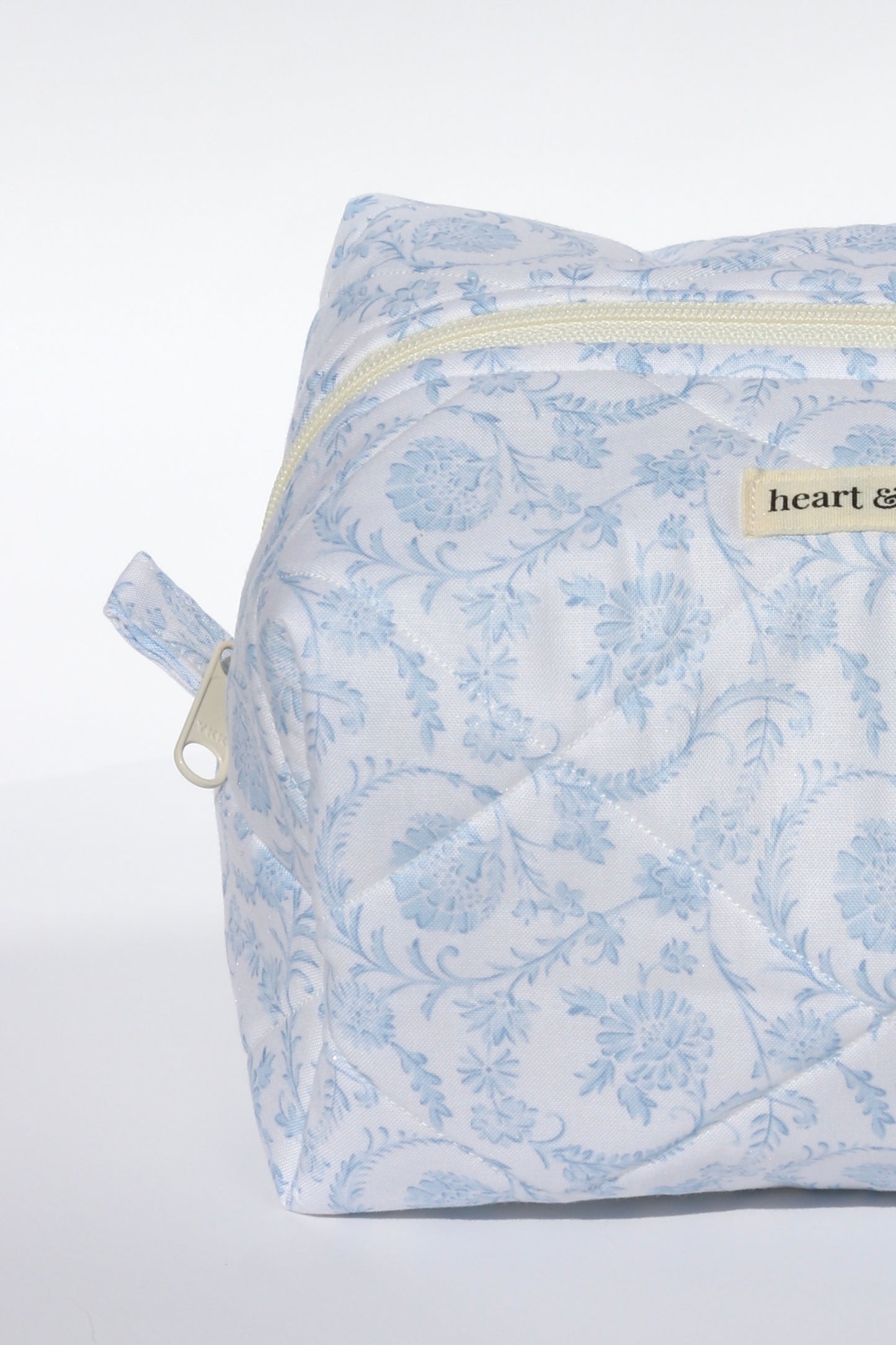 Vintage Blue Makeup Bag