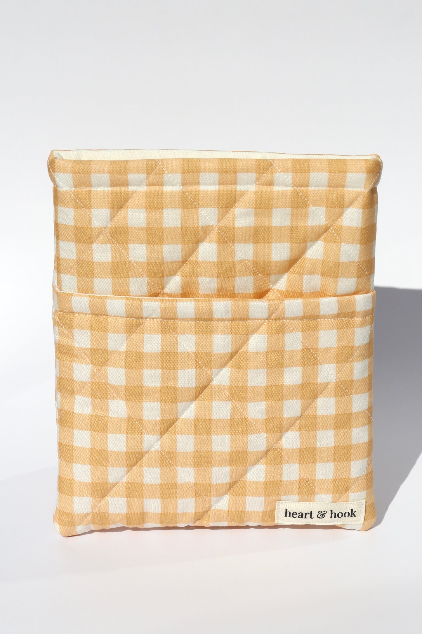 Honey Gingham E-Reader / Book Sleeve