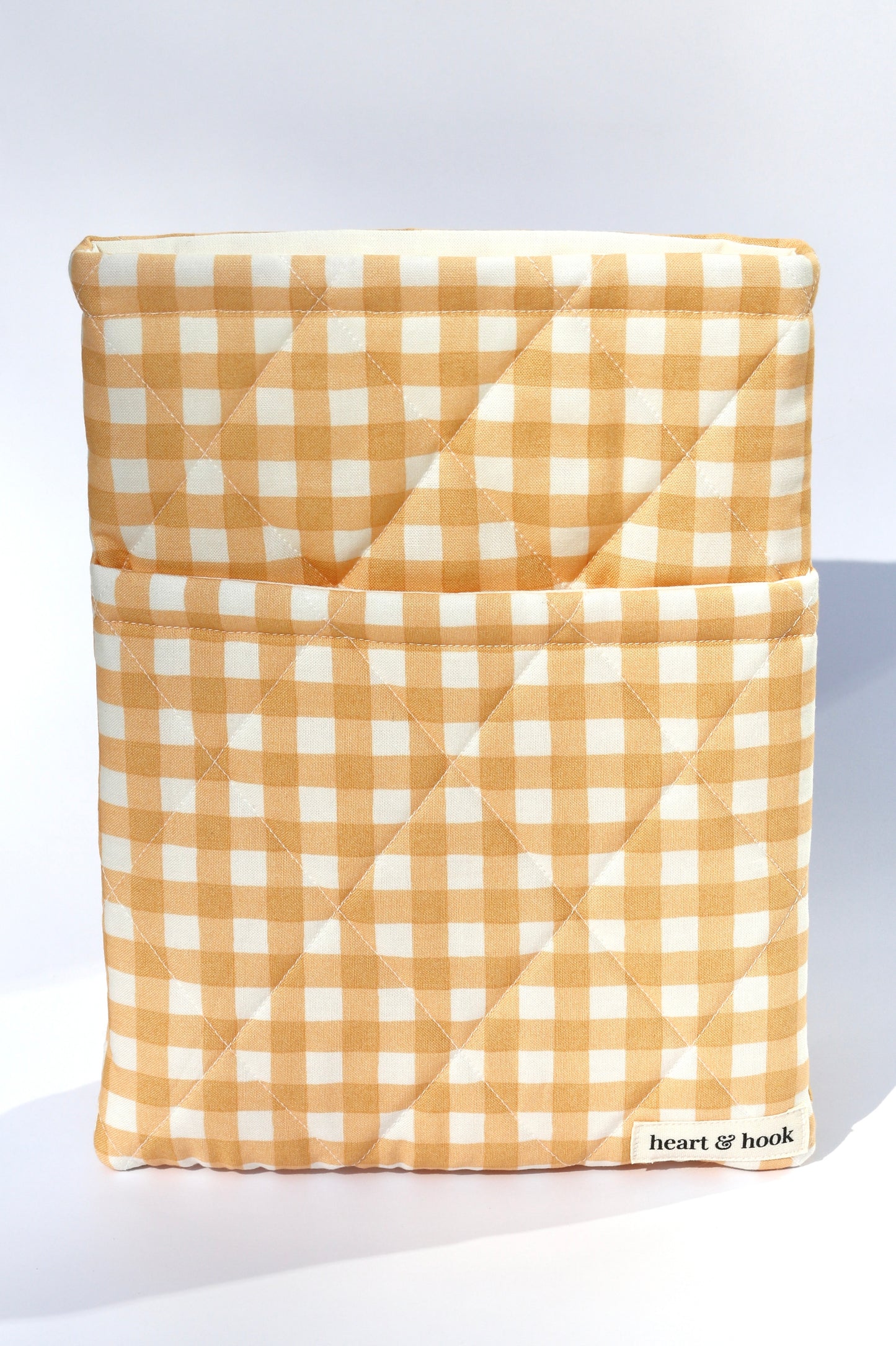 Honey Gingham E-Reader / Book Sleeve