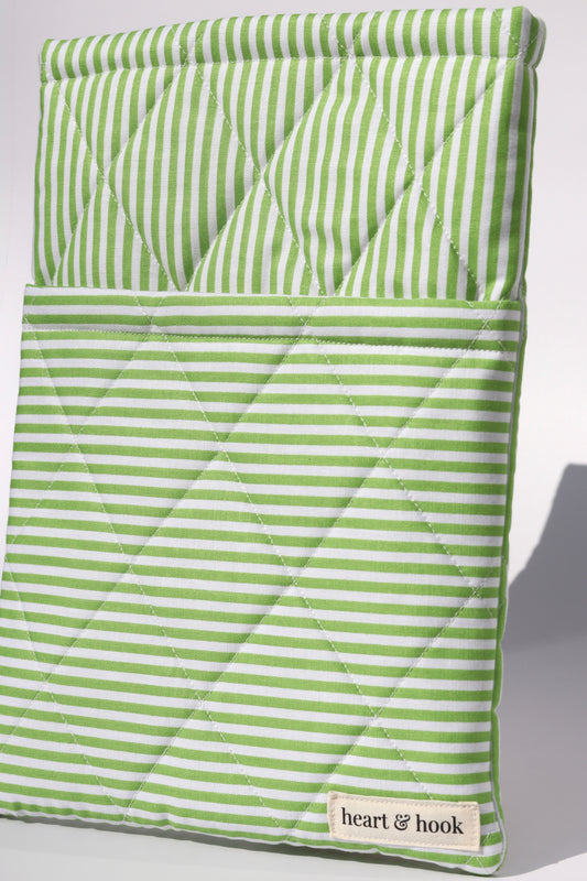 Palm Stripe E-Reader / Book Sleeve