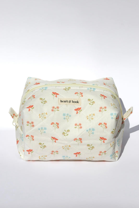 Pressed Petals Makeup Bag